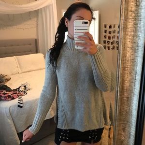 AE grey turtleneck sweater